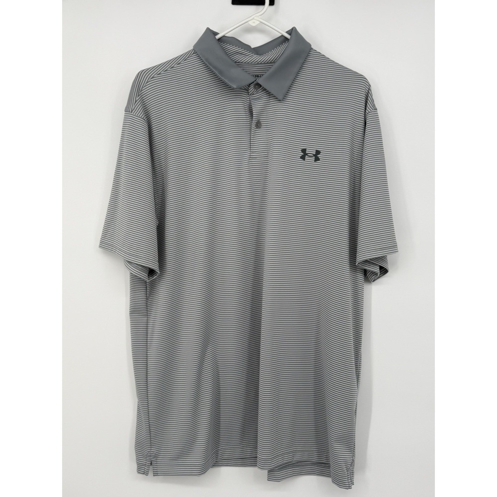 Under Armour Men's The Performance Polo Gray XL
